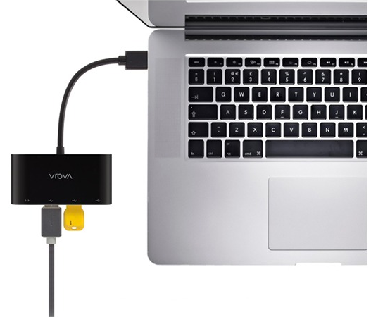 ALOGIC U33HGHEDF - USB3.0 3-PORT-HUB UND GIGABIT-ADAPTER