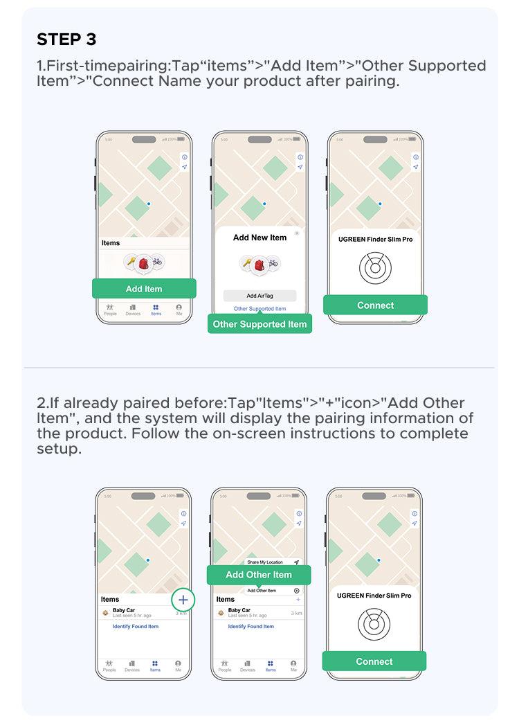 UG-75644 - UGREEN Finder Slim Pro apple+Google