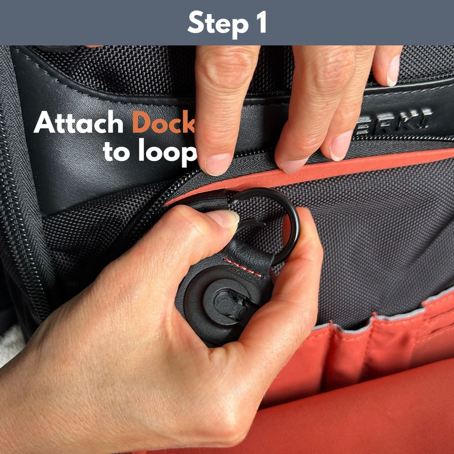 EVERKI EKF550 - Quick-Release Keychain with FIDLOCK Magnetic Closure Universal, 2-Piece System