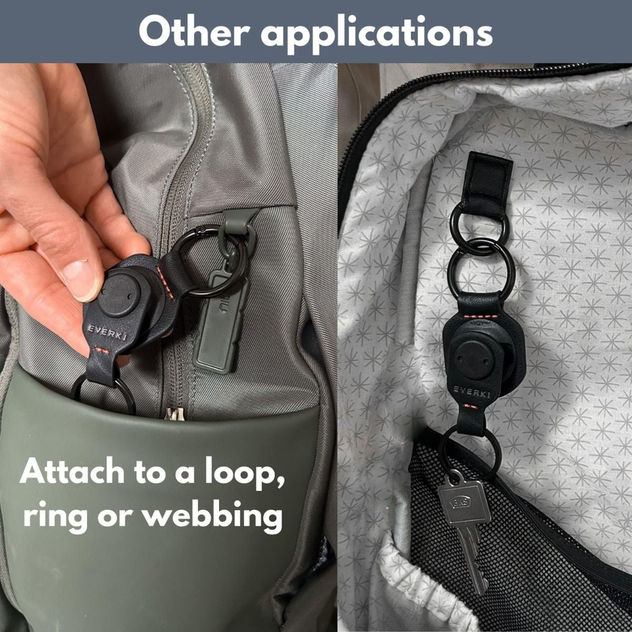 EVERKI EKF550 - Quick-Release Keychain with FIDLOCK Magnetic Closure Universal, 2-Piece System
