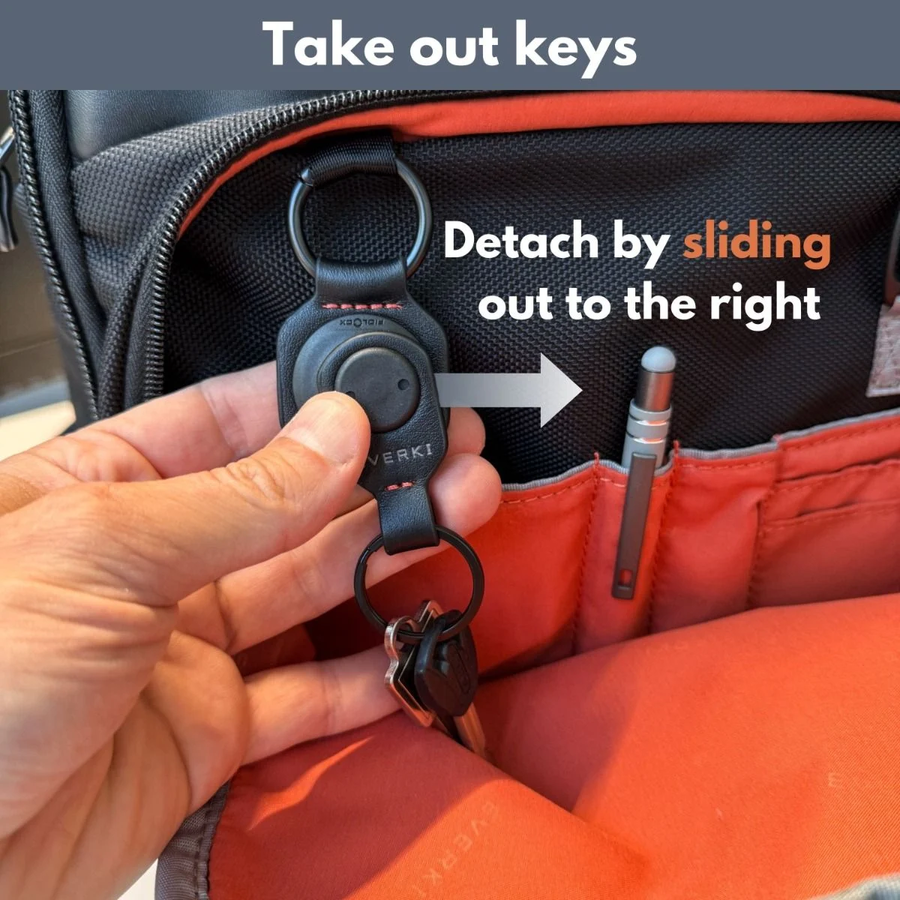 EVERKI EKF550 - Quick-Release Keychain with FIDLOCK Magnetic Closure Universal, 2-Piece System