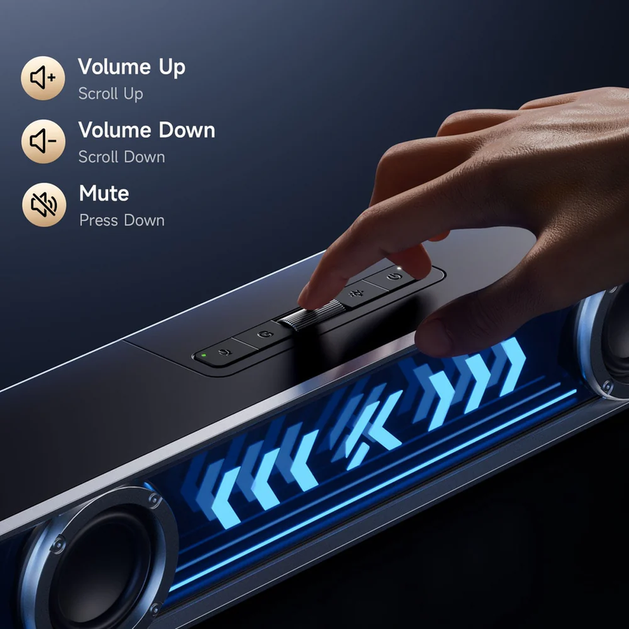 Mchose K20 Pro Gaming Soundbar - Black