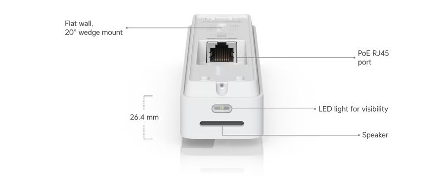 UVC-Doorbell-Lite-W - Ubiquiti UniFi Protect Doorbell Lite - White