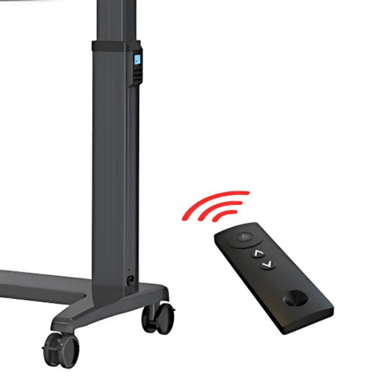 North Bayou NB-T70 - Heavy Duty Electric Lift TV Cart 75"-100" Screens
