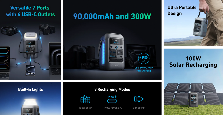 ASC300DC - ANKER SOLIX C300 DC TRAGBARE POWERSTATION