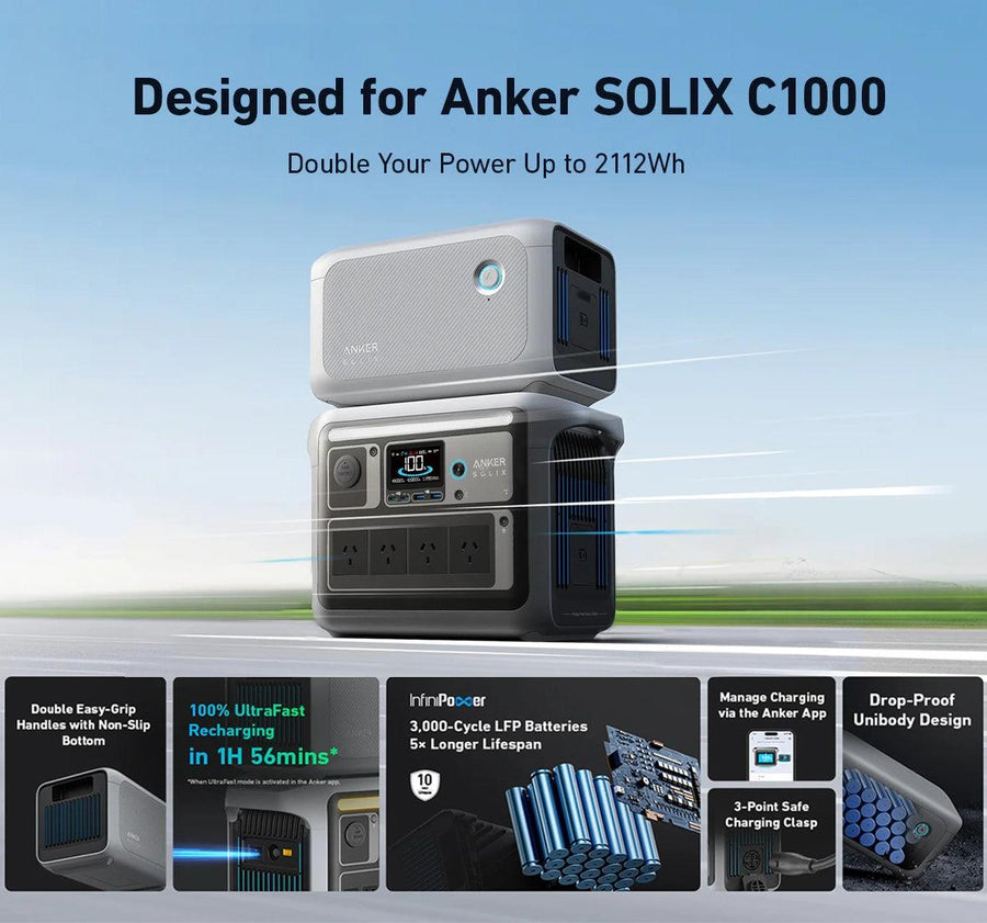 ASC1000EB - ANKER SOLIX C1000 EXPANSION BATTERY
