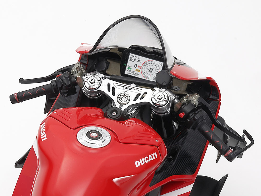 Tamiya 14143 - TAMIYA 1/12 DUCATI SUPERLEGGERA V4 W/RACE KIT