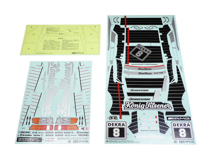 Tamiya 58752 - TAMIYA 1/10 MERC 190E EVO II '91  (INCL ESC) TT-02