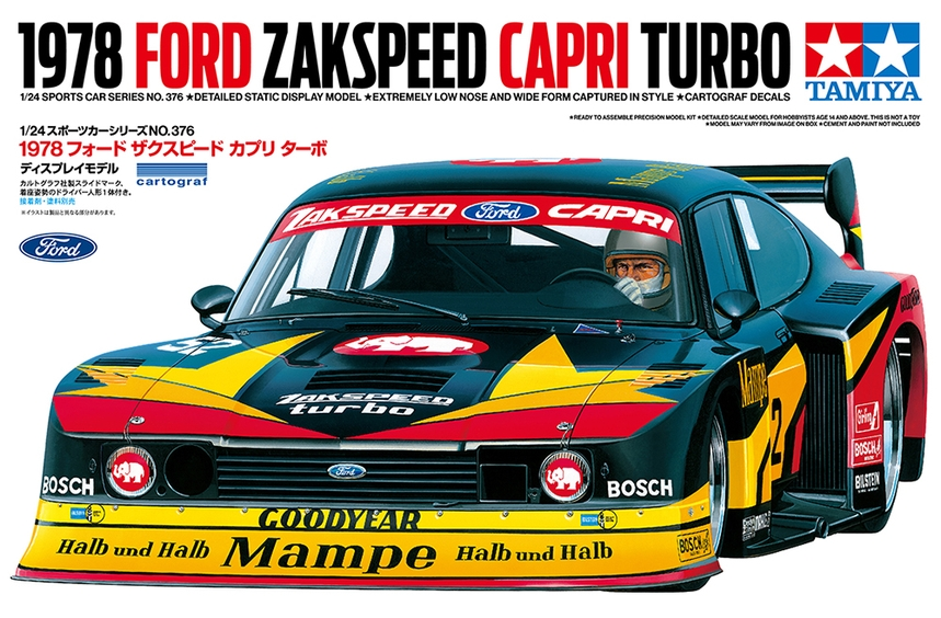 Tamiya 24376 - TAMIYA 1/24 FORD ZAKSPEED CAPRI