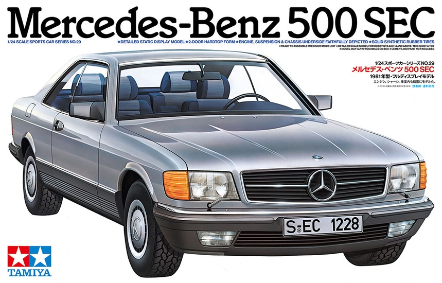 Tamiya 24029 - TAMIYA 1/24 MERCEDES BENZ 500 SEC