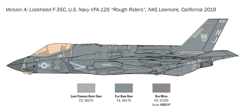 Italeri 1-1469 - ITALERI 1/72 F-35C LIGHTNING II