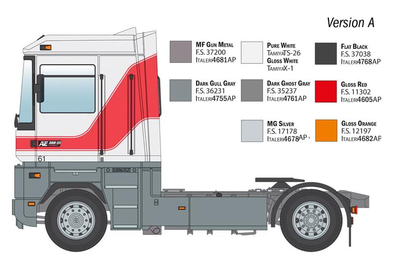 Italeri 1-3969 - ITALERI 1/24 RENAULT AE500 MAGNUM