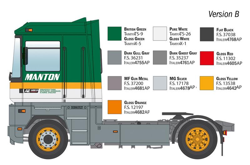 Italeri 1-3969 - ITALERI 1/24 RENAULT AE500 MAGNUM