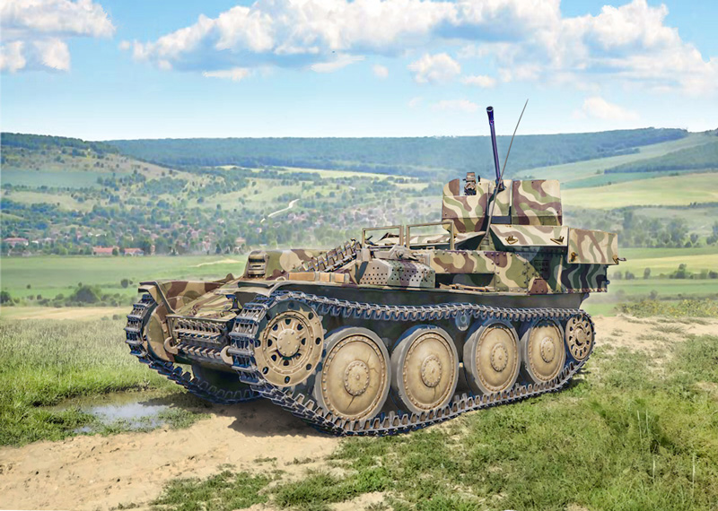 Italeri 1-96461 - ITALERI 1/35 Sd. Kfz. 140 Flakpanzer 38 Gepard