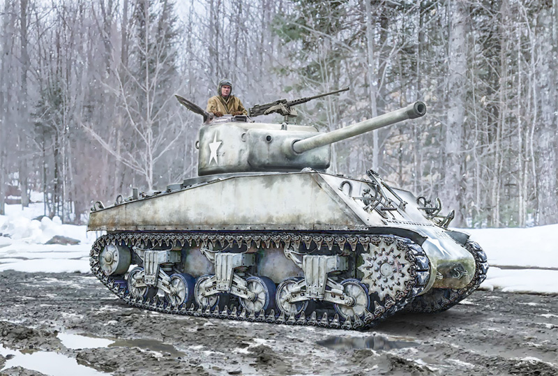 Italeri 1-96440 - ITALERI 1/35 Sherman M4A3 Wet