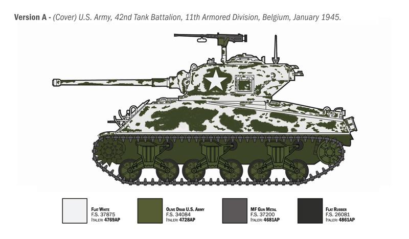 Italeri 1-96440 - ITALERI 1/35 Sherman M4A3 Wet