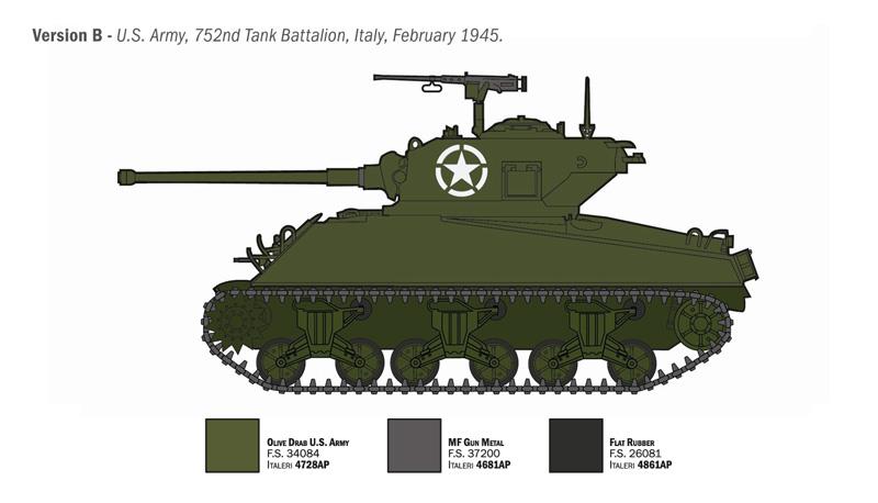 Italeri 1-96440 - ITALERI 1/35 Sherman M4A3 Wet