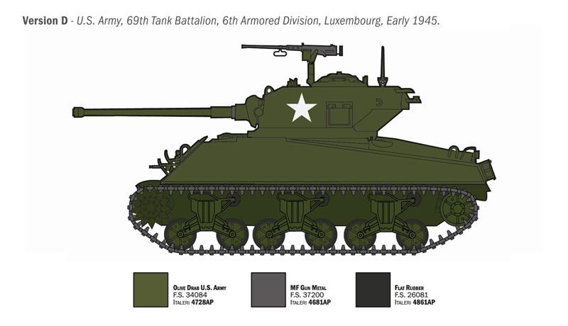 Italeri 1-96440 - ITALERI 1/35 Sherman M4A3 Wet