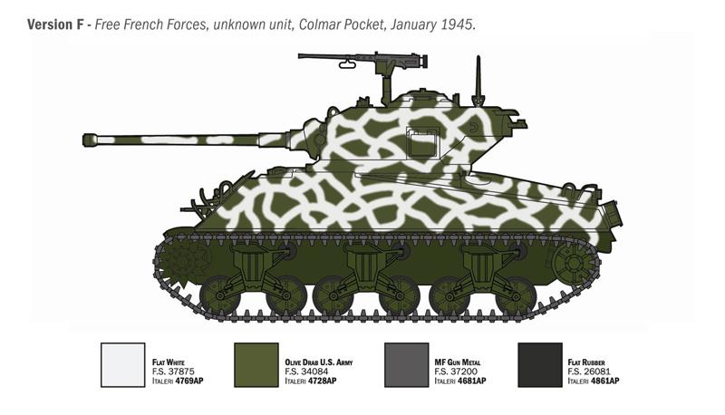 Italeri 1-96440 - ITALERI 1/35 Sherman M4A3 Wet