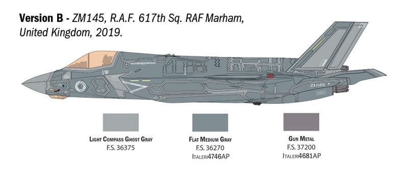 Italeri 1-92810 - ITALERI 1/48 F-35B LIGHNING II AERONAUTICA