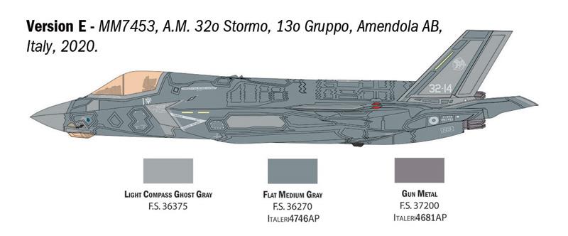 Italeri 1-92810 - ITALERI 1/48 F-35B LIGHNING II AERONAUTICA