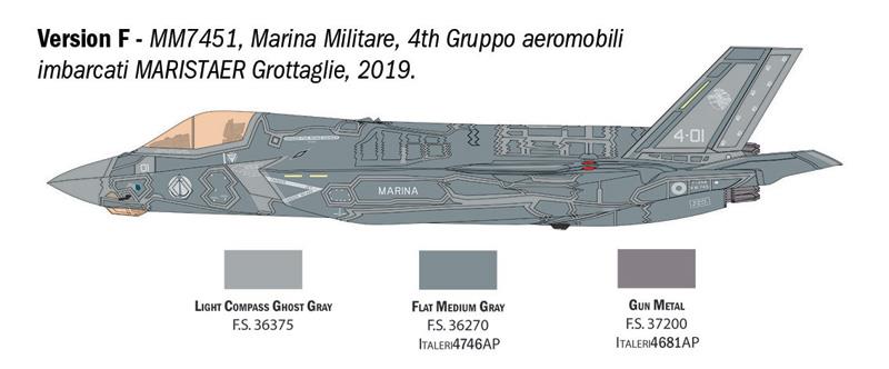 Italeri 1-92810 - ITALERI 1/48 F-35B LIGHNING II AERONAUTICA