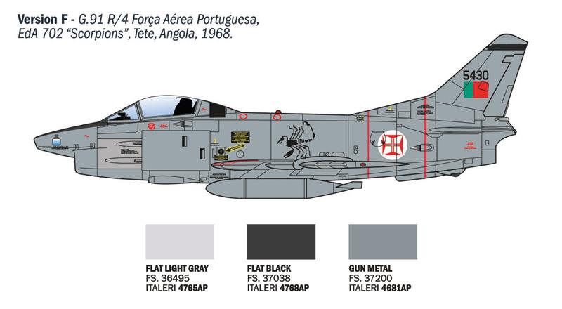Italeri 1-92645 - ITALERI 1/48 G.91 R1/R3 "Gina"