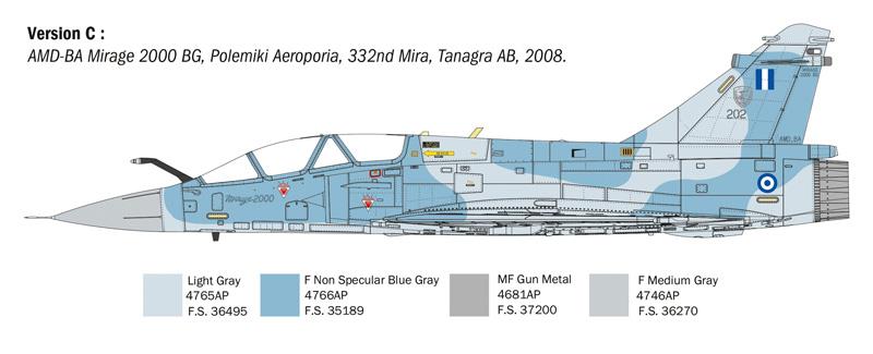 Italeri 1-90023 - ITALERI 1/72 Mirage 2000 B/D