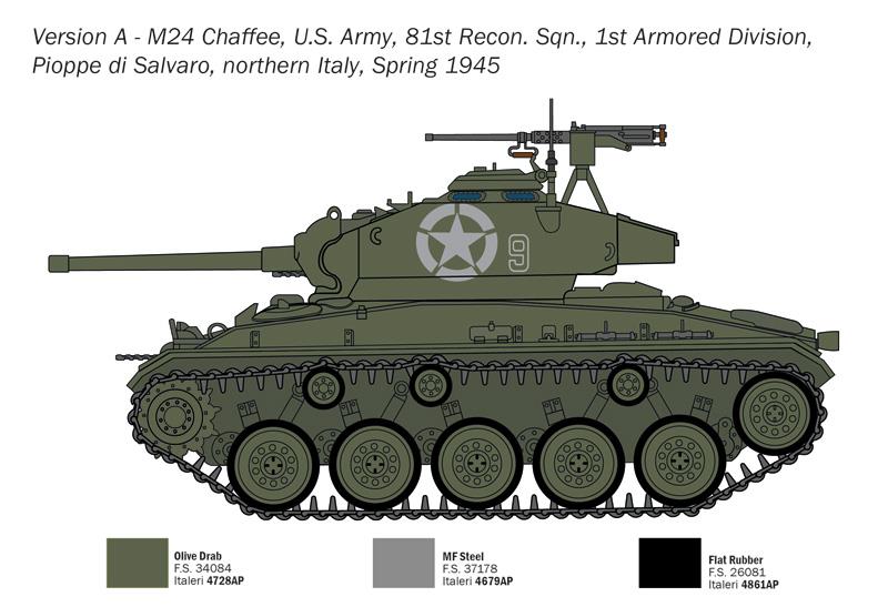 Italeri 1-6761 - ITALERI 1/35 M24 CHAFFE SPEC. EDITION