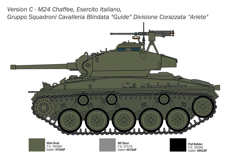 Italeri 1-6761 - ITALERI 1/35 M24 CHAFFE SPEC. EDITION