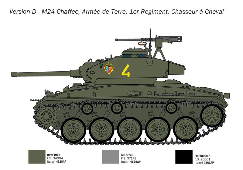 Italeri 1-6761 - ITALERI 1/35 M24 CHAFFE SPEC. EDITION