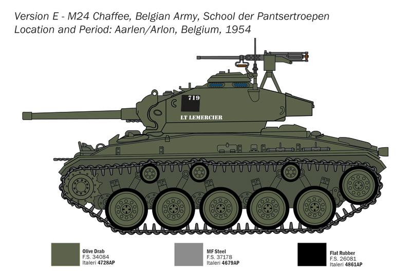 Italeri 1-6761 - ITALERI 1/35 M24 CHAFFE SPEC. EDITION