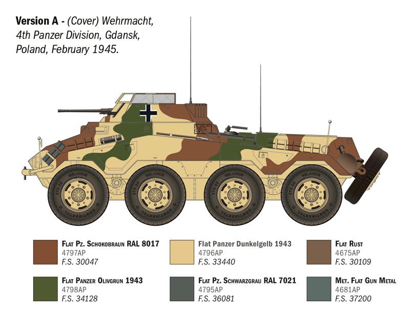 Italeri 1-6757 - ITALERI 1/35 Sd.Kfz. 234/1