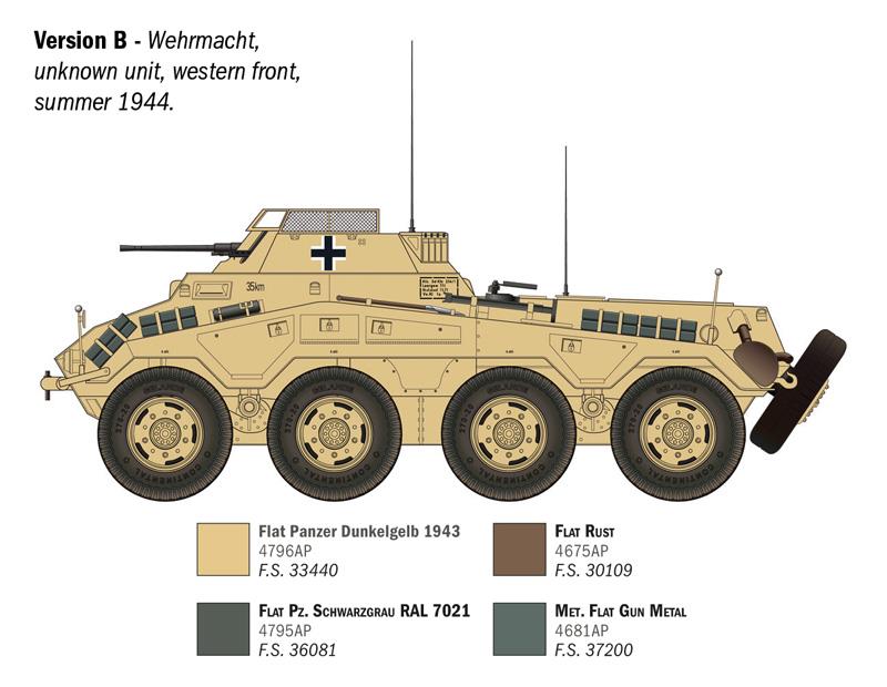 Italeri 1-6757 - ITALERI 1/35 Sd.Kfz. 234/1