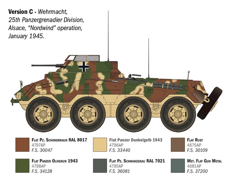 Italeri 1-6757 - ITALERI 1/35 Sd.Kfz. 234/1