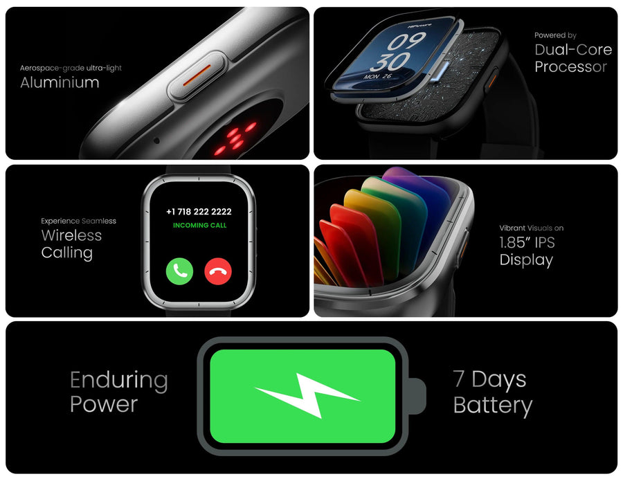 ZONE3-BLK - HiFuture Zone3 Smart Watch Black