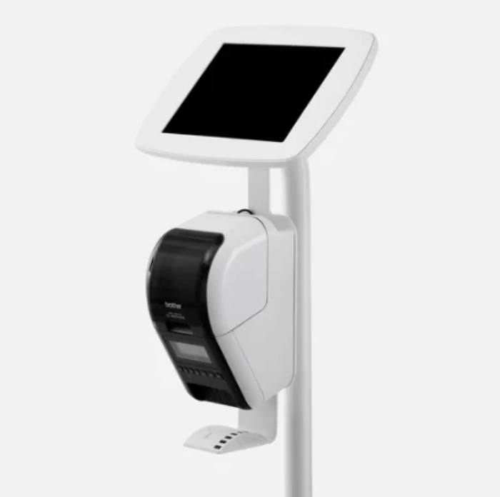 BP-FST/PRNT229-EEW - Bouncepad Floorstand + Brother Printer Bracket - iPad