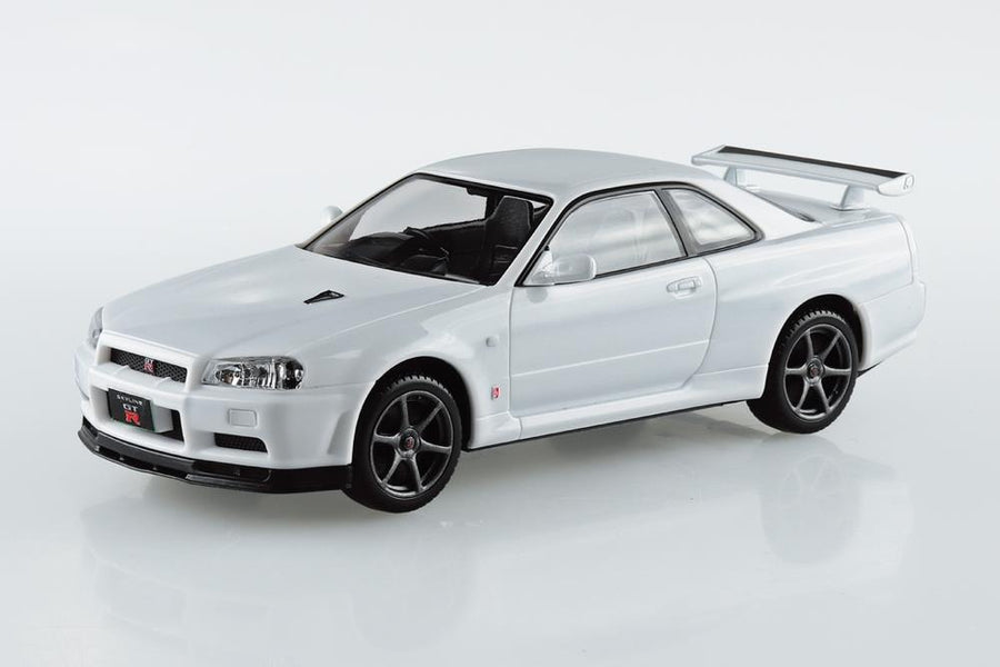 Aoshima 3-20045 - AOSHIMA 1/32 NISSAN R34 GT-R(WHITE)