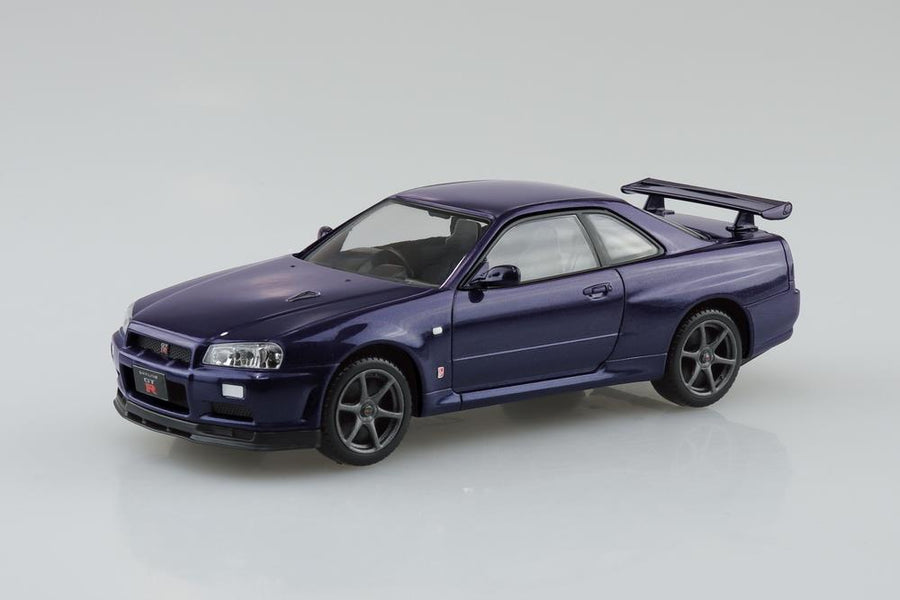 Aoshima 3-20046 - AOSHIMA 1/32 NISSAN R34 GT-R(PURPLE)