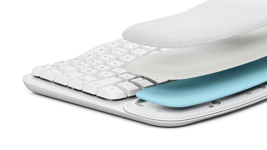 920-013639 - Logitech Wave Keys Wireless Ergonomic keyboard & LIFT Combo