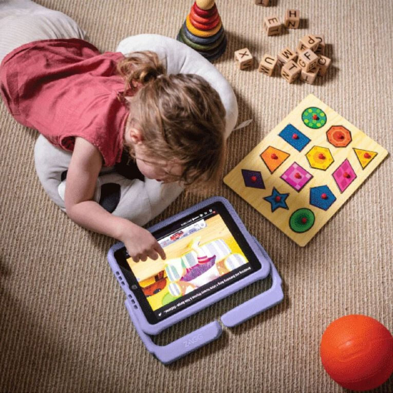 702319559 - ZAGG Orlando Kids Tablet for iPad A16 (2025), iPad 10th Gen (10.9" 2022), Purple