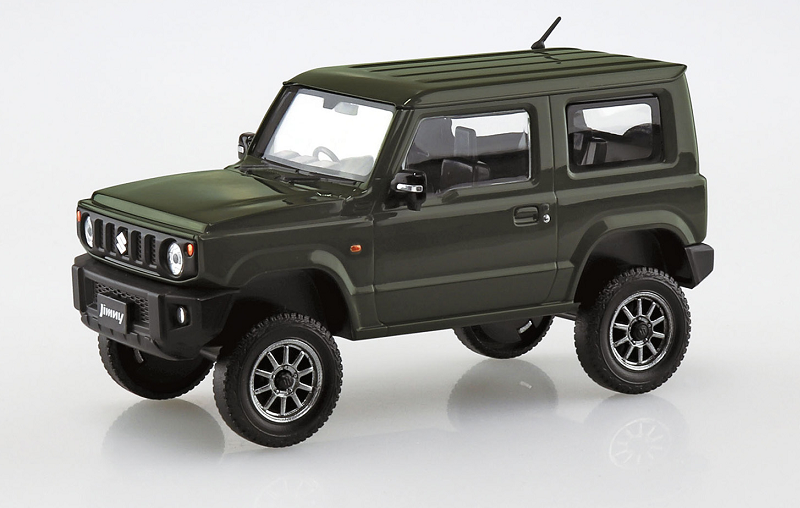 Aoshima 3-6678 - AOSHIMA 1/32 SUZUKI JIMNY CUSTOM JUNGLE GREEN