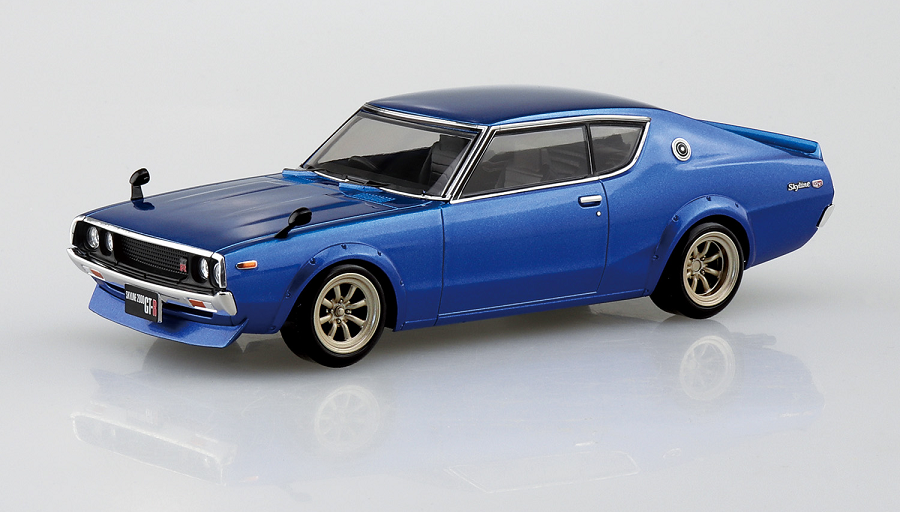 Aoshima 3-6689 - AOSHIMA 1/32 C110 SKYLINE GT-R CUSTOM - MT/BLUE