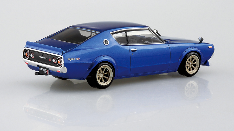 Aoshima 3-6689 - AOSHIMA 1/32 C110 SKYLINE GT-R CUSTOM - MT/BLUE