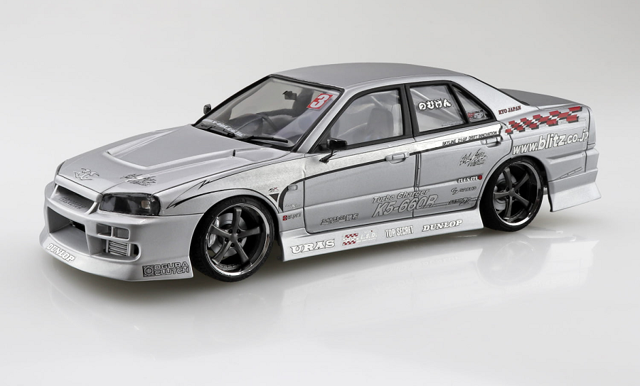 Aoshima 3-6877 - AOSHIMA 1/24 URAS 2002 D1 SPEC REPLICA ER34 SKY