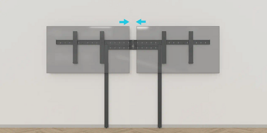H802-BG - Dual Display Kit for Heckler AV Wall