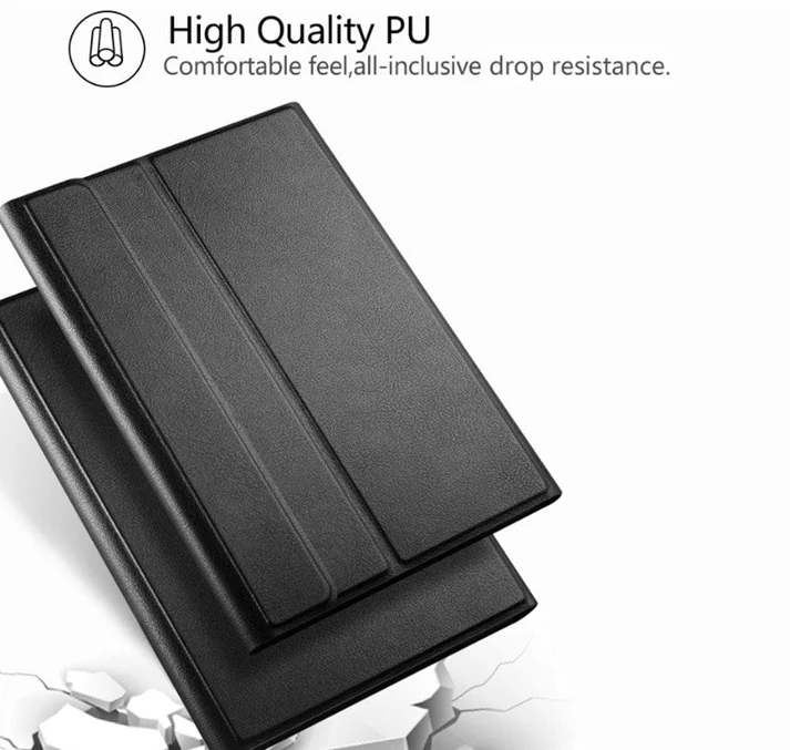 Generic - Grip Case AR-KBLB229 - Bluetooth Keyboard with Leather Folio for Galaxy Tab A11+ (2025)