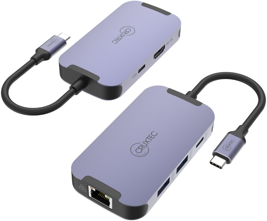 Cruxtec  CMD06-SG USB-C 6-in-1 Mini Dock