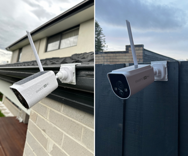 SWACC-GUTTERMTV2-GL - Swann Regenrinnen-/Zaunhalterung für MaxRanger Solar & Minicam, AllSecure, Xtreem4K, Evo 2K Kamera