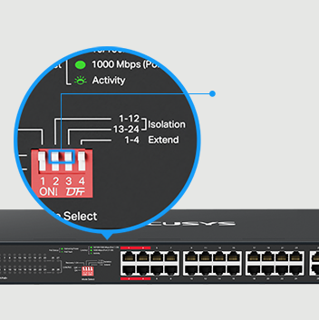 TP-Link MS128GP - Mercusys MS128GP 28 Port Gigabit Switch Steel Case 24x PoE+